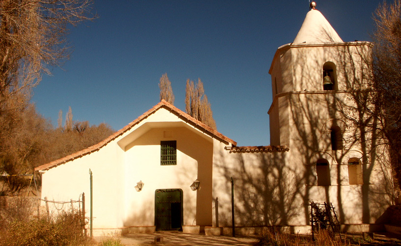 La iglesia de oro en Yavi
