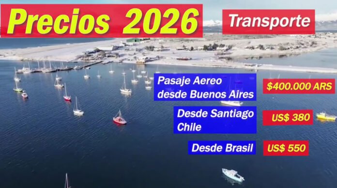 Precios para el verano 2026 en Ushuaia ushuaia precios 2026