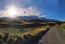 Camino de las carreras de Potrerillos a Tupungato